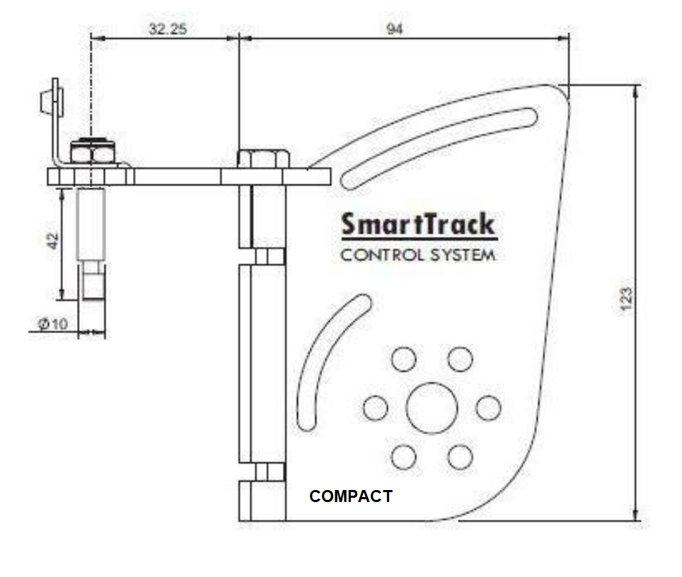 SmartTrack Peräsimen pää Compact