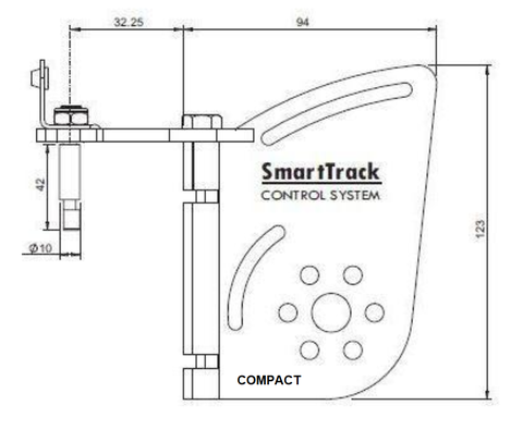 SmartTrack Peräsimen pää Compact