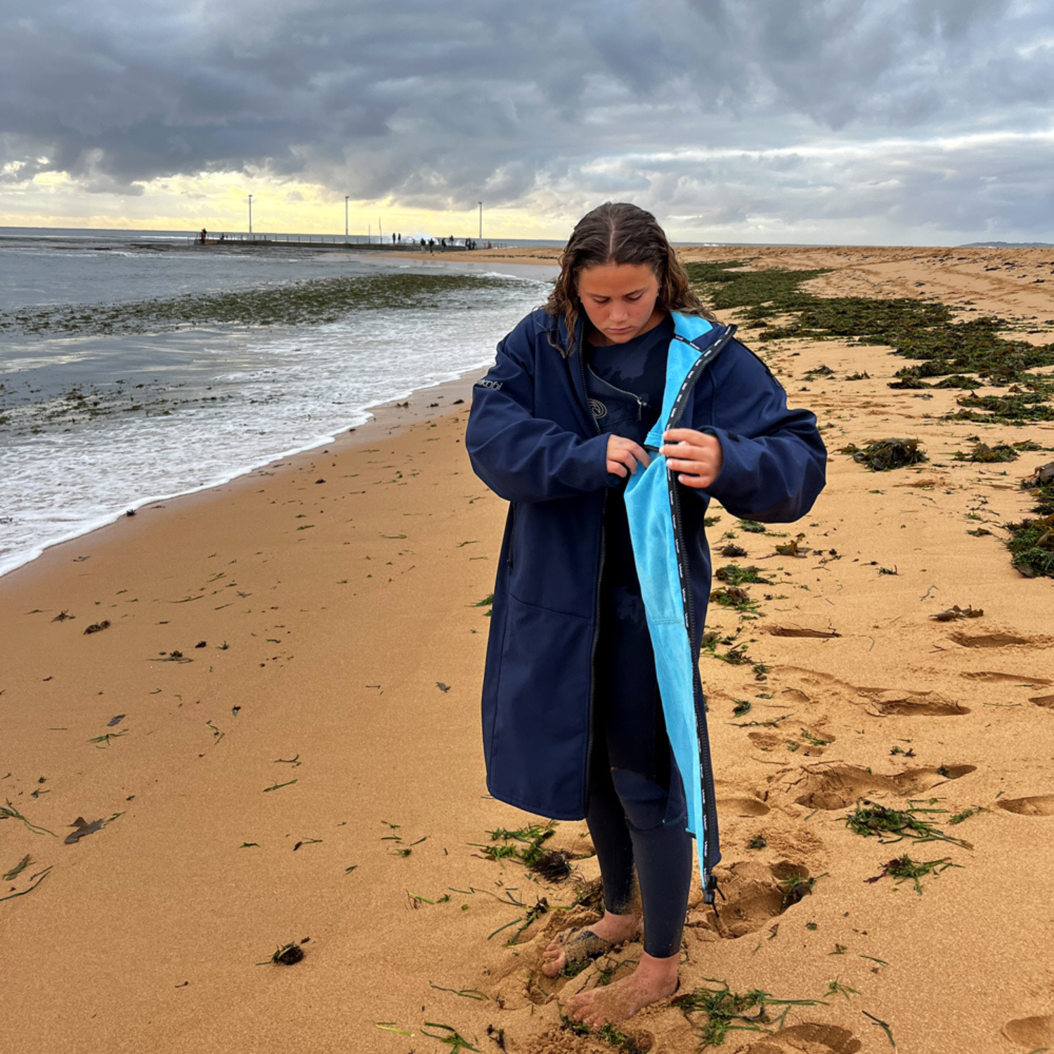 Vaikobi Beach Coat – Fleece-Lined