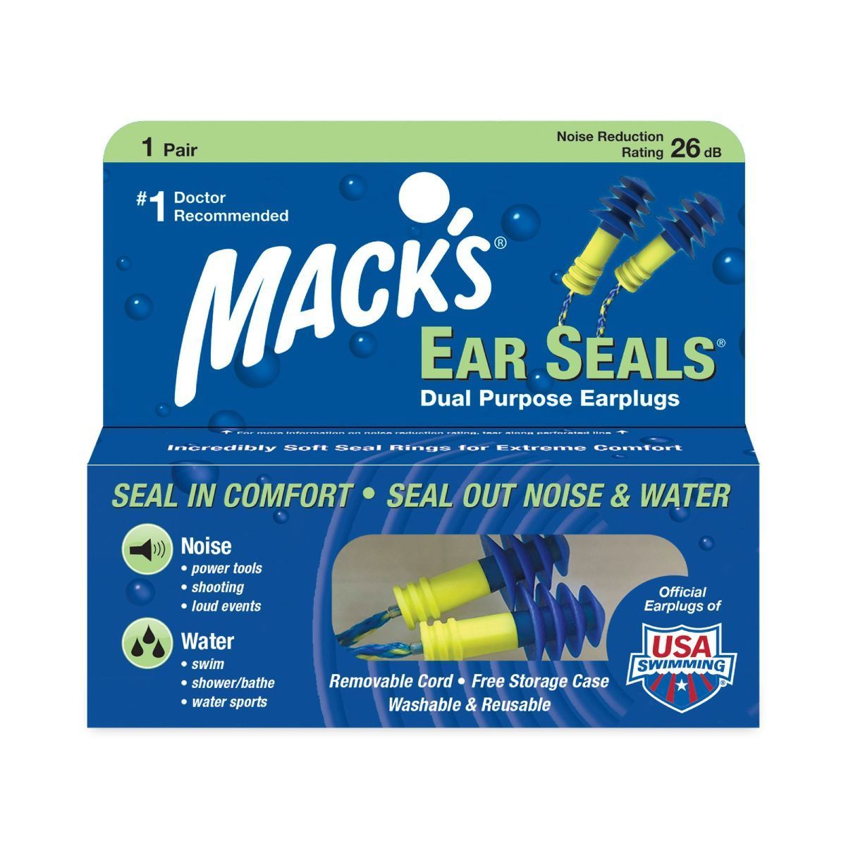 NRS Mack's Ear Seals Korvatulpat