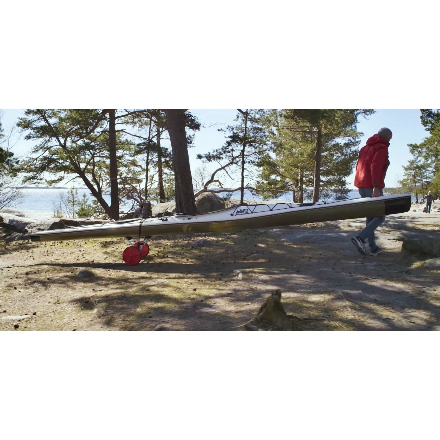 Paddlespot Kajakkikärry hihnalla